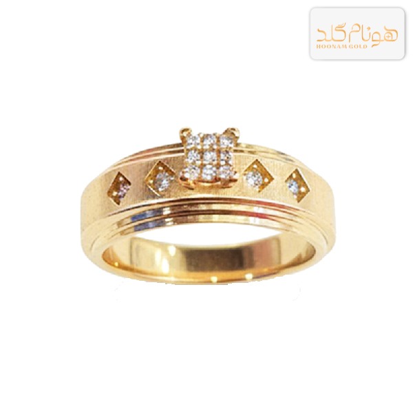 انگشتر طلا نگین دار رزا RN366