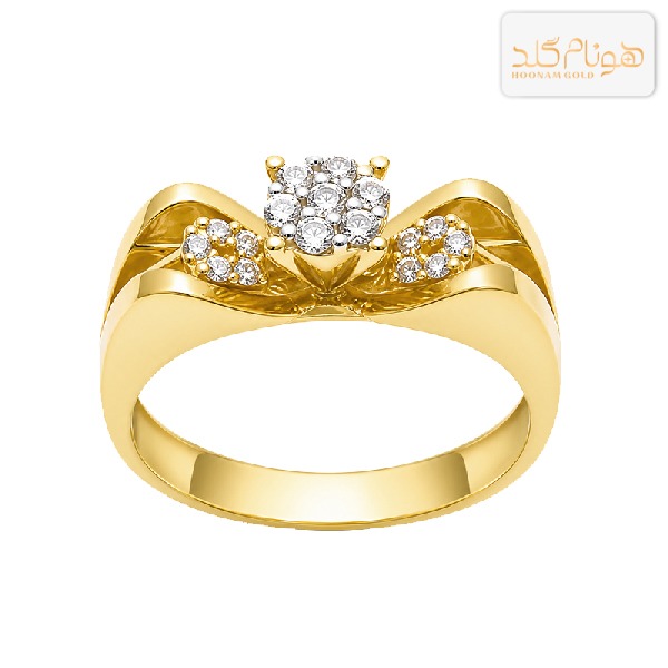 انگشتر طلا نگین دار RN368