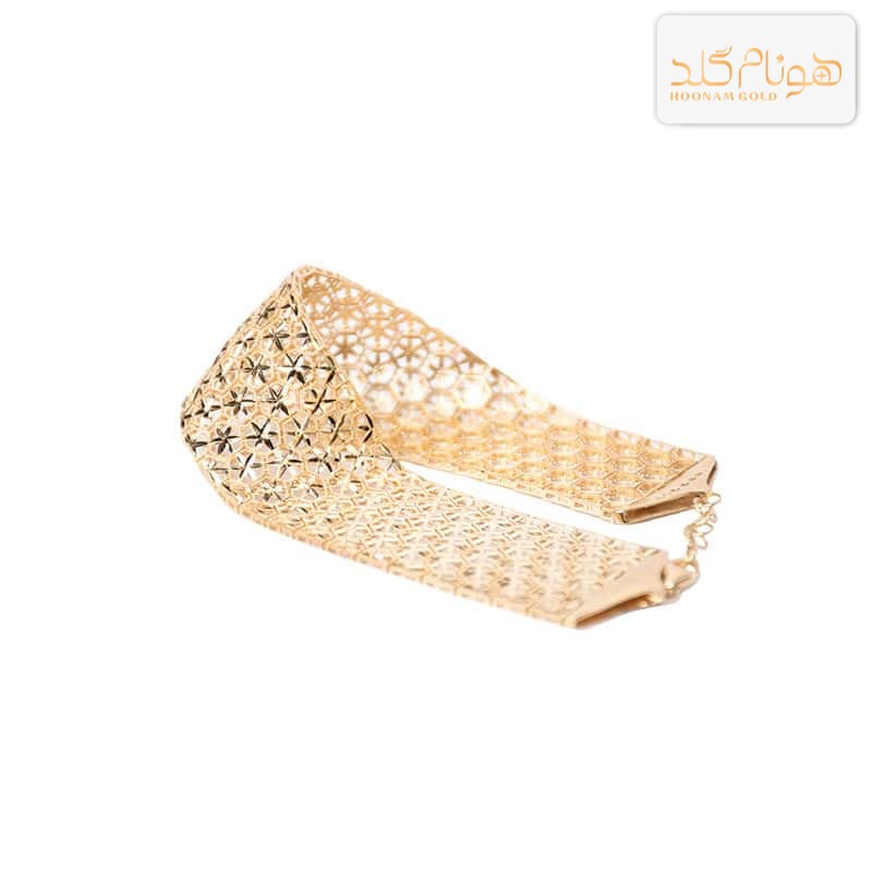 دستبند طلا زنجیری شال B19