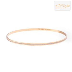 النگو طلا سایز1 ژینوس سفید BA125