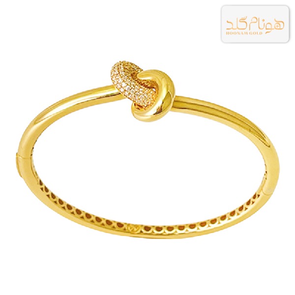 بنگل طلا گره زنانه BA321