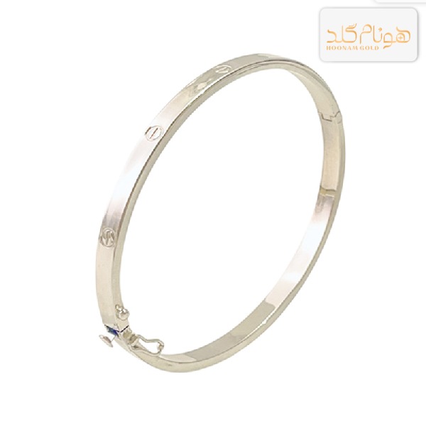 بنگل طلا کارتیه لاو سفید BA44