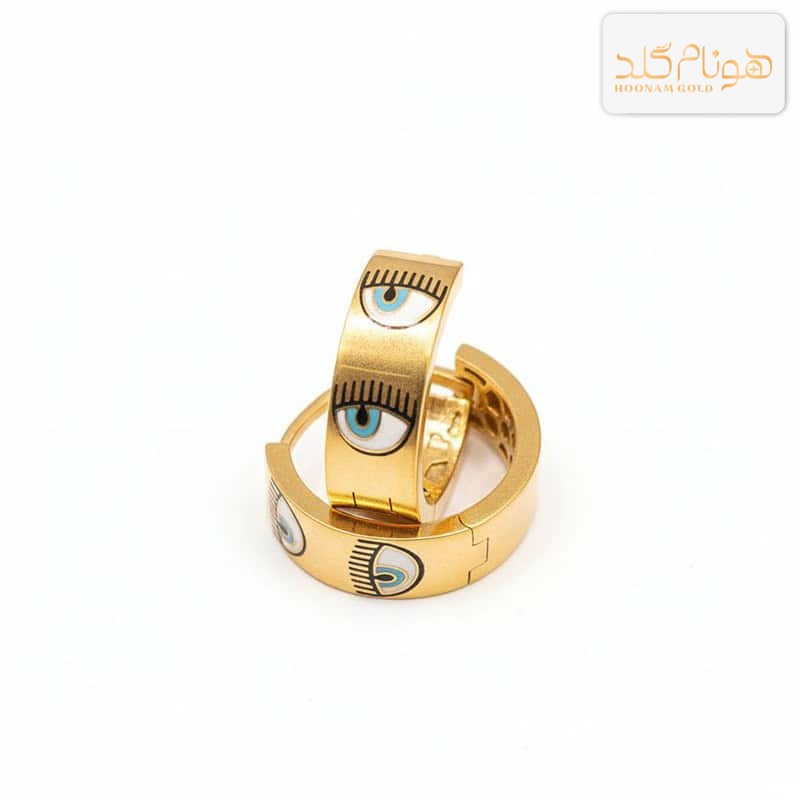گوشواره طلا حلقه ای کیارا فرانی E146