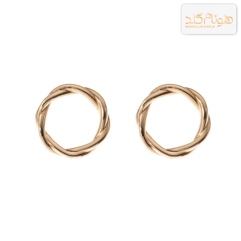 گوشواره طلا میخی پیچ E179