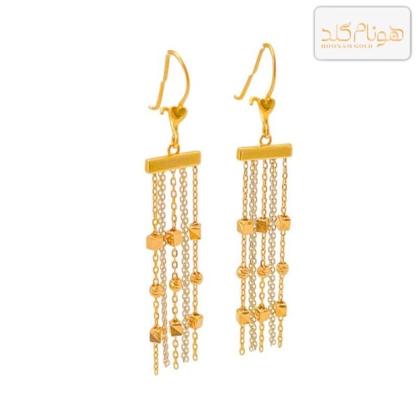 گوشواره طلا آویز زنانه E459