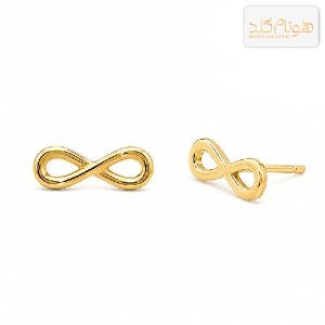 گوشواره طلا میخی اینفینیتی E554