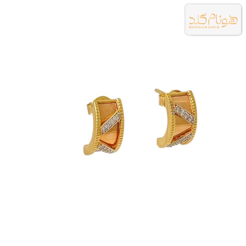 گوشواره طلا میخی زنانه E599