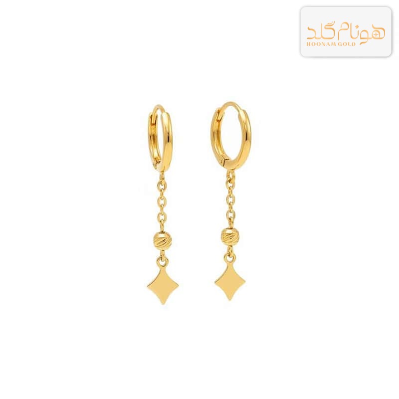 گوشواره طلا آویز E632