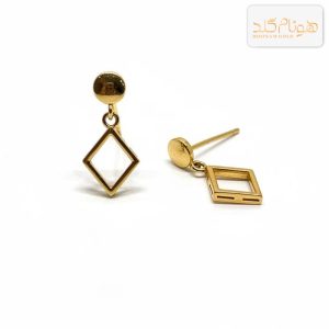 گوشواره طلا لوزی E704