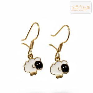 گوشواره طلا آویز بره ناقلا E708