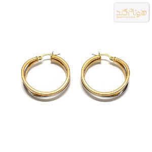 گوشواره طلا حلقه ای E715