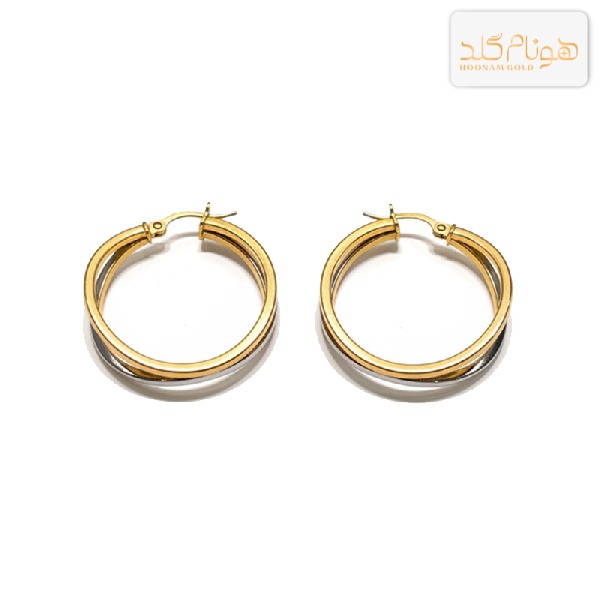 گوشواره طلا حلقه ای E715