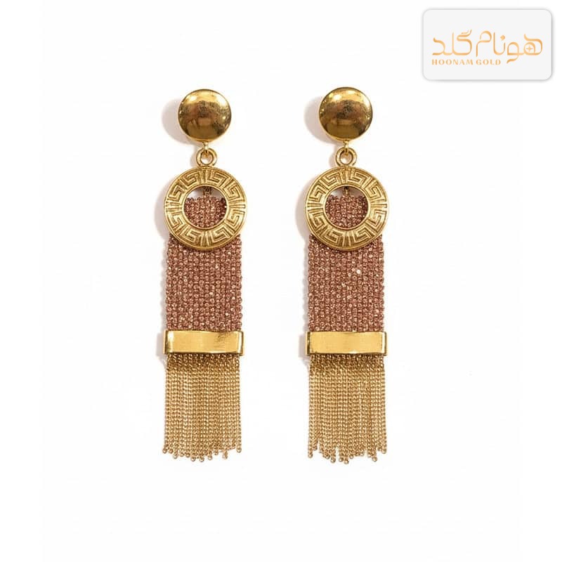 گوشواره طلا آویز E716