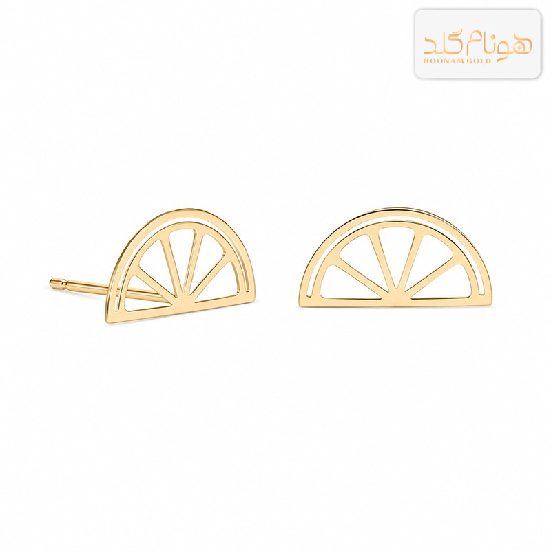 گوشواره طلا میخی لیمو E805