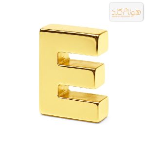 پلاک طلا حروف E L25