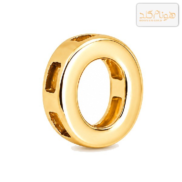 پلاک طلا سه بعدی O O001