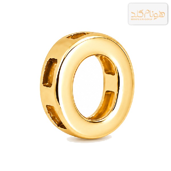 پلاک طلا سه بعدی O O001