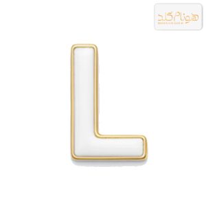 پلاک طلا حرف سه بعدی L L002