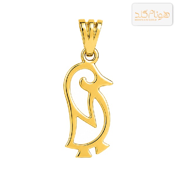 پلاک طلا پنگوئن M451