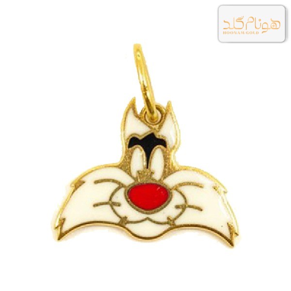 پلاک طلا گربه M489