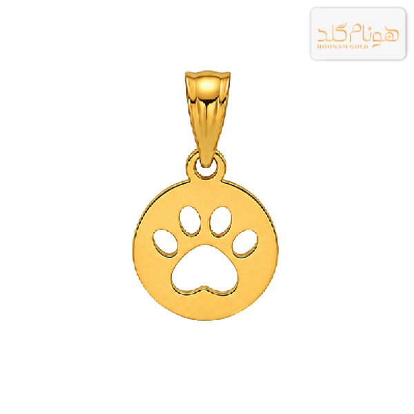 پلاک طلا پنجه M621