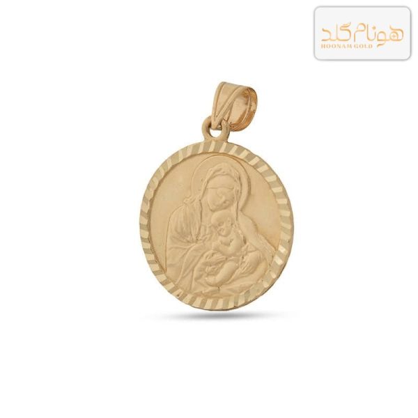 پلاک طلا مریمی M624