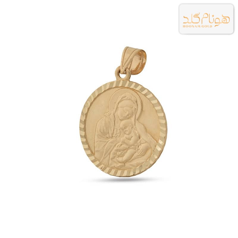 پلاک طلا مریمی M624