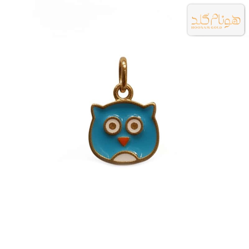 پلاک طلا جغد M712