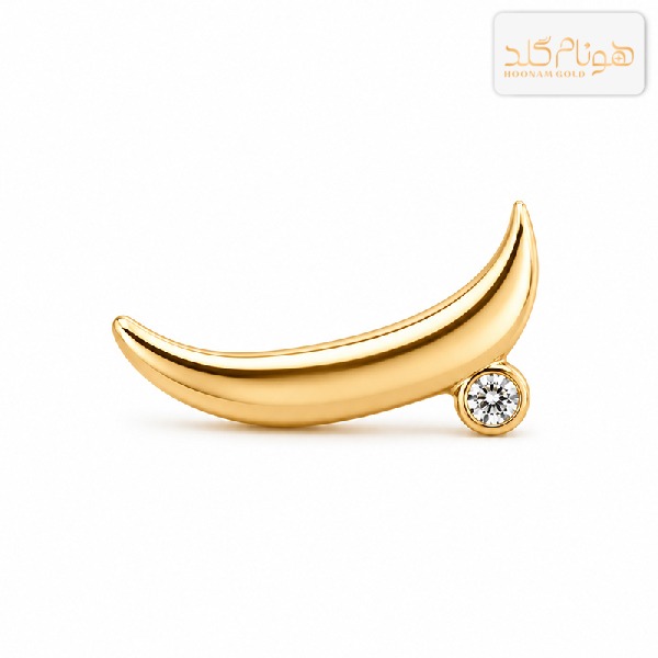 پلاک طلا حرف ب M734