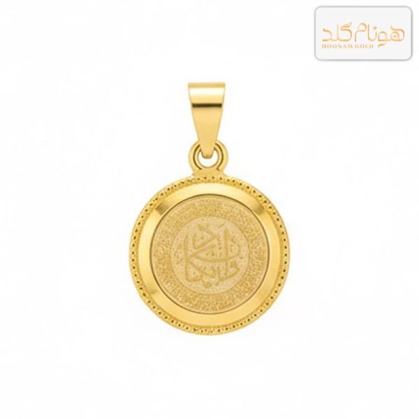 پلاک طلا وان یکاد مینیمال M758