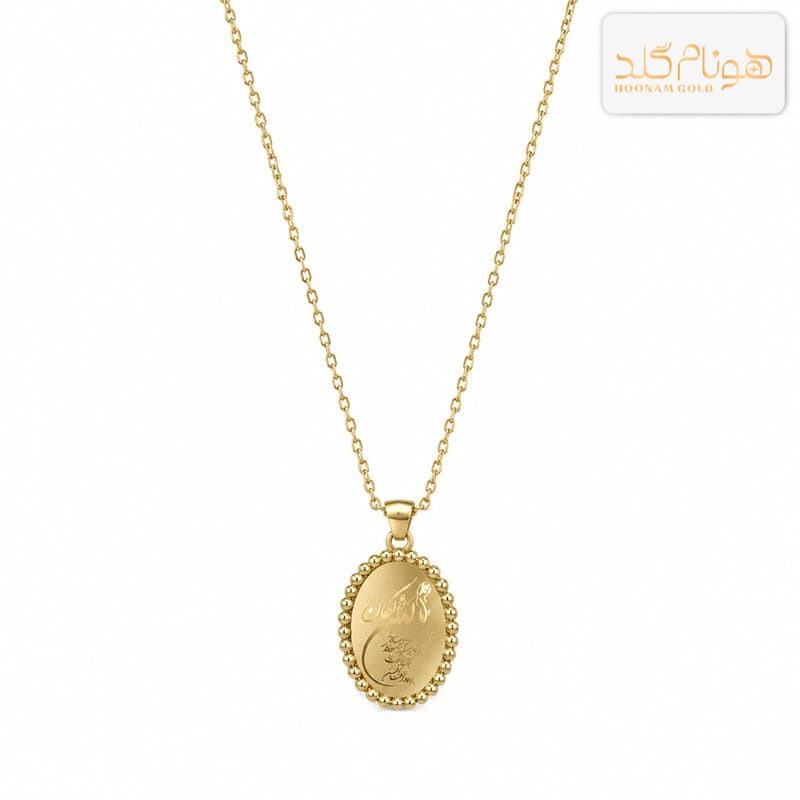 پلاک طلا وان یکاد مینیمال M766