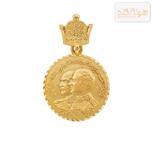 پلاک طلا پهلوی M819
