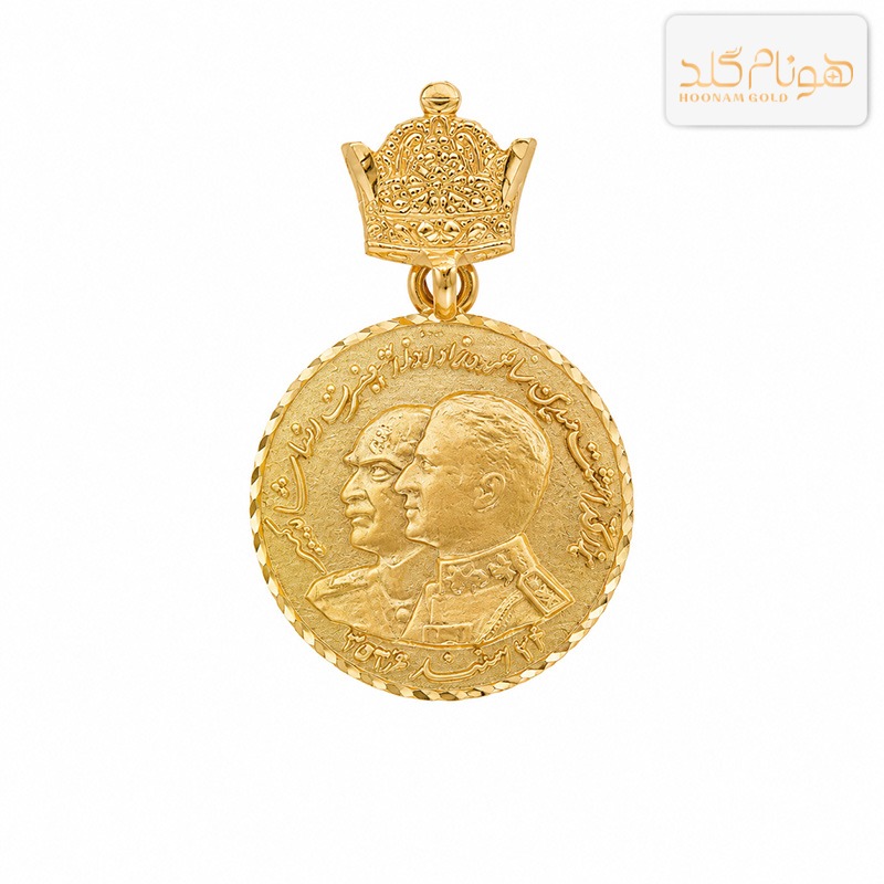 پلاک طلا پهلوی M819
