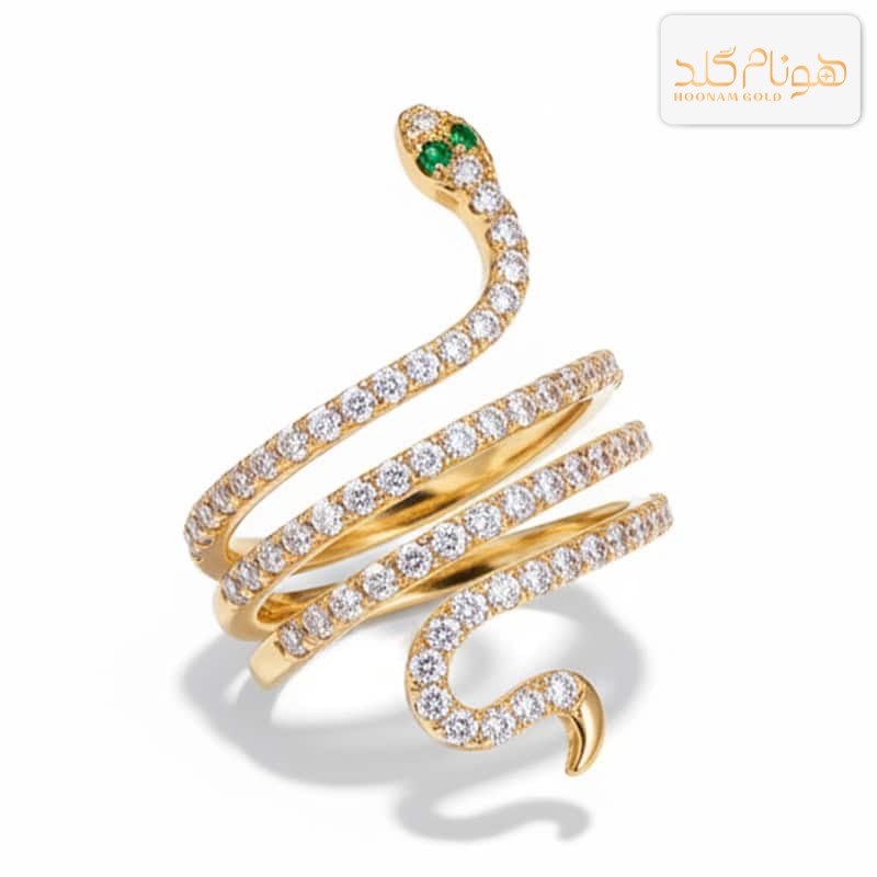 انگشتر طلا زنانه R271