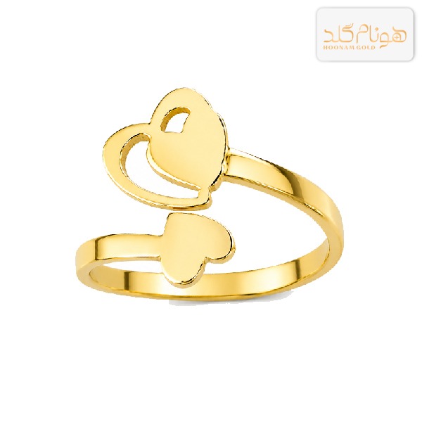 انگشتر طلا مینیمال قلب R903