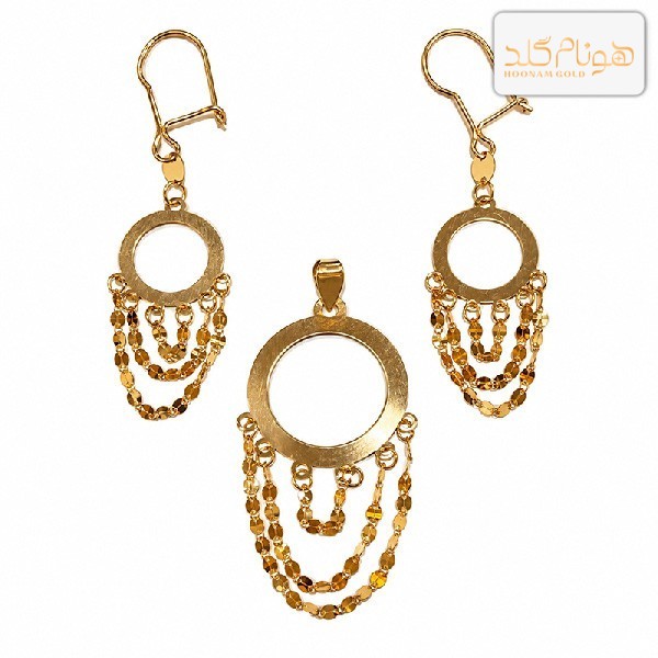 نیمست طلا دایره HS516