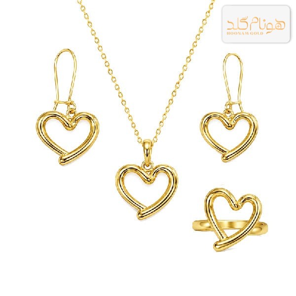 نیمست طلا قلبی گرازیلا HS476