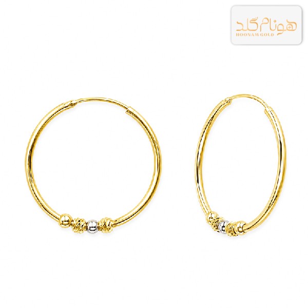 گوشواره طلا حلقه ای البرنادو E842