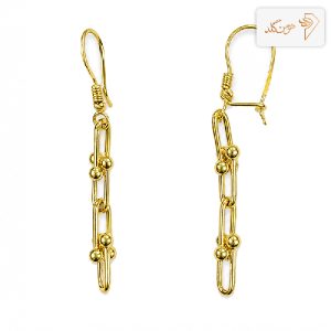 گوشواره طلا آویز تیفانی E750