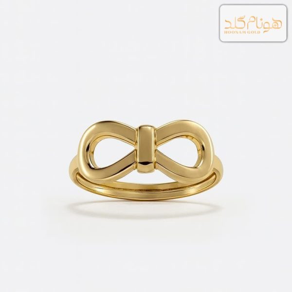 انگشتر طلا مینیمال پاپیون R820