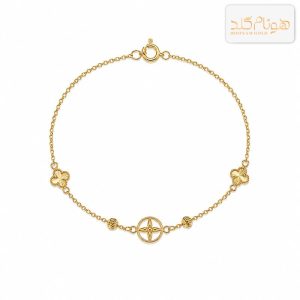 دستبند طلا زنجیری ونکلیف B711