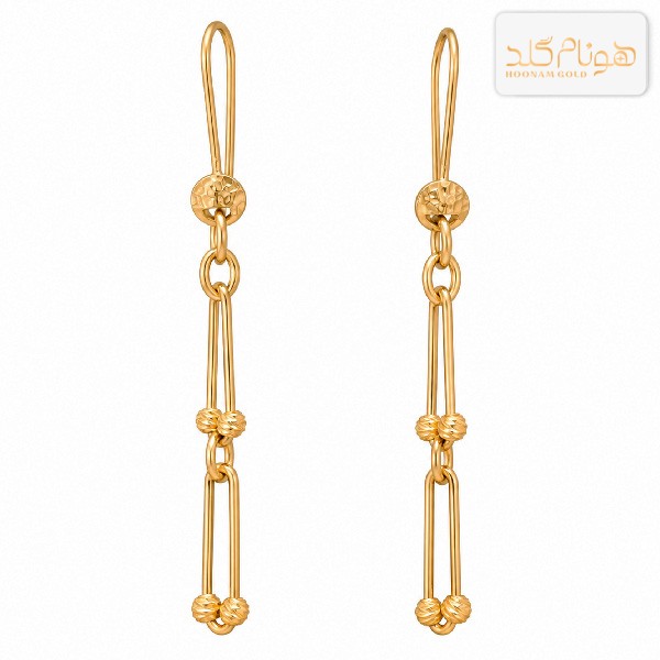 گوشواره طلا تیفانی گوی دار E872