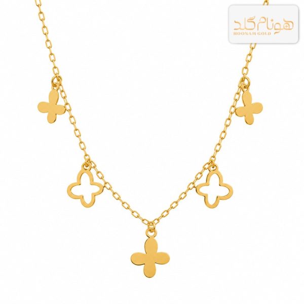 گردنبند طلا پروانه CH717